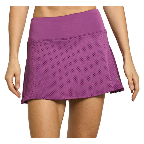 Women's Swivel 13 Inch Tennis Skort Violet, Lija, Violet, Tennis Express, 26A-4762H26-VIOLET-1