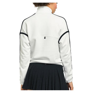 Women's Team Tennis Pullover White and Black,Apparel,Lija,,,Tennis Express,26A-6577F26-4