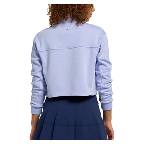 Women's Zip It Up Tennis Pullover Periwinkle-Apparel-Lija-26S-1938T2-1-Tennis Express