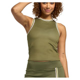 Women's Varsity Tennis Tank Avocado and Multicolor-Apparel-Lija-26S-1969T1-Tennis Express