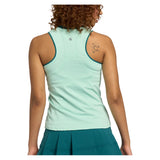 Women's Gracey Tennis Tank Electric Mint and Everglade,Apparel,Lija,,,Tennis Express,26S-1983T3-1