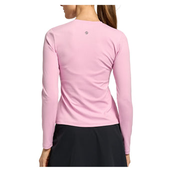 Women's Stellar Tennis Top Peony-Apparel-Lija-26S-1990T1-1-Tennis Express
