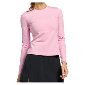 Women's Stellar Tennis Top Peony-Apparel-Lija-26S-1990T1-Tennis Express