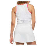 Women's City Tennis Dress White and Hibiscus,Apparel,Lija,,,Tennis Express,26S-3227T5-1