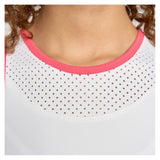 Women's City Tennis Dress White and Hibiscus,Apparel,Lija,,,Tennis Express,26S-3227T5-3