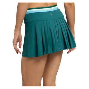 Women's 13 Inch Step Skort Everglade and Multicolor,Apparel,Lija,,,Tennis Express,26S-4722T3-1