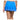 Women's 13 Inch Status Tennis Skort Cobalt and Fuchsia