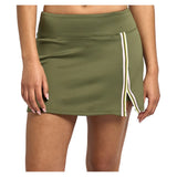 Women's Uprise 13 Inch Tennis Skort Avocado and Multicolor-Apparel-Lija-26S-4747T1-Tennis Express