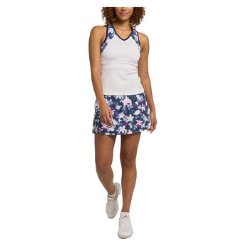 Women's 14 Inch Printed Strike Tennis Skort Bouquet-Apparel-Lija-26S-4757T2-5-Tennis Express