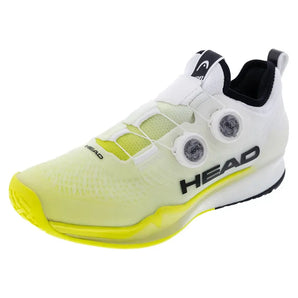 Men's Endure Pro BOA Tennis Shoes White and Yellow-Footwear-Head-273005WHYW-U2501copy-Tennis Express