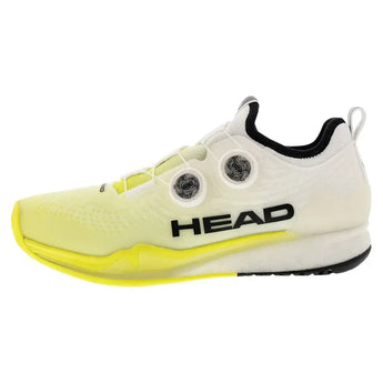 Men's Endure Pro BOA Tennis Shoes White and Yellow-Footwear-Head-273005WHYW-U2502copy-Tennis Express
