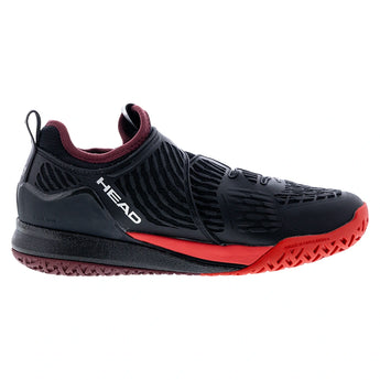 Men's Endure Pro BOA Tennis Shoes Dark Black and Red,Footwear,Head,,,Tennis Express,273006BKRD02copy