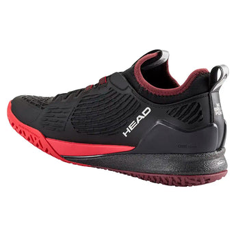 Men's Endure Pro Tennis Shoes Black and Red,Footwear,Head,,,Tennis Express,273046BKRD-2