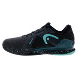 Men's Sprint Pro 4.0 SF Tennis Shoes Black and Teal-Footwear-Head-273106BKTE01copy-Tennis Express