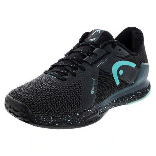 Men's Sprint Pro 4.0 SF Tennis Shoes Black and Teal
