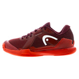 Men's Sprint Pro 4.0 Tennis Shoes Red and Dark Red,Footwear,Head,,,Tennis Express,273146RDDR01copy