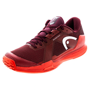 Men's Sprint Pro 4.0 Tennis Shoes Red and Dark Red,Footwear,Head,Red/Dark Red,7,Tennis Express,273146RDDRcopy