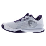 Men's Sprint Pro 4.0 Tennis Shoes Light Grey and Purple Night,Footwear,Head,,,Tennis Express,273166LGPN01copy
