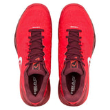 Men's Revolt Pro 5.0 Tennis Shoes Red and Dark Red,Footwear,Head,,,Tennis Express,273226RDDR-3