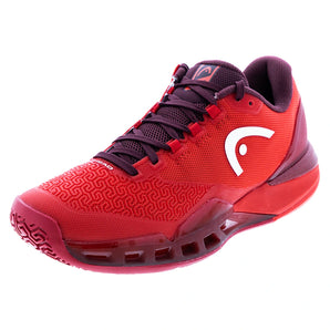 Men's Revolt Pro 5.0 Tennis Shoes Red and Dark Red,Footwear,Head,Red/Dark Red,7,Tennis Express,273226RDDRcopy