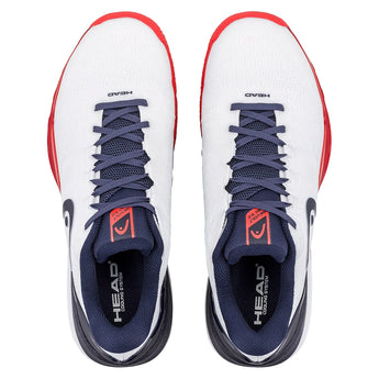 Men's Revolt Pro 5.0 Tennis Shoes White and Navy-Footwear-Head-273266WHNV-3-Tennis Express