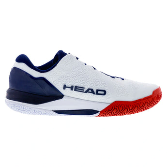 Men's Revolt Pro 5.0 Tennis Shoes White and Navy,Footwear,Head,,,Tennis Express,273266WHNV02copy