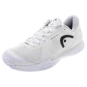 Men's Sprint Pro 4.0 Wide Tennis Shoes White and Black-Footwear-Head-273945WHBK-S25-Tennis Express