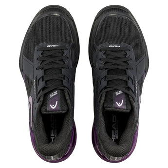 Women's Sprint Pro 4.0 Tennis Shoes Black and Plum-Footwear-Head-274105BKPL-S25-3-Tennis Express
