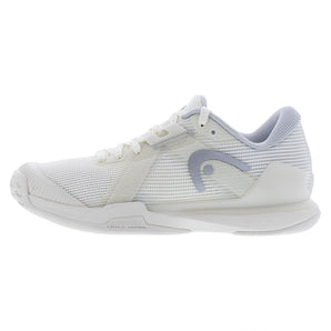 Women's Sprint Pro 4.0 Tennis Shoes Chalk White and Light Grey,Footwear,Head,,,Tennis Express,274186CWLG01copy