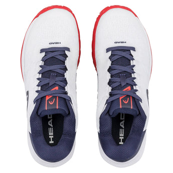 Juniors' Revolt Pro 5.0 Tennis Shoes White and Navy-Footwear-Head-, [current_file_name-Tennis Express