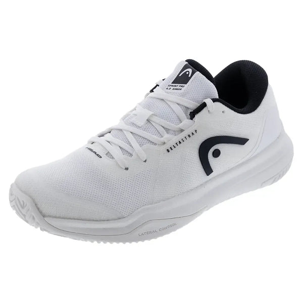 Juniors Sprint Pro 4.0 Tennis Shoes White and Black-Footwear-Head-275325WHBK-S25copy-Tennis Express