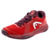 Juniors' Sprint Pro 4.0 Tennis Shoes Red and Dark Red,Footwear,Head,Red/Dark Red,2Y,Tennis Express,275336RDDRcopy