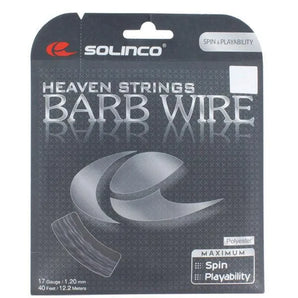 Barb Wire 17G 1.20MM Tennis String-Strings-Solinco-28396-DEFAULT-L-Tennis Express