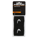 2.5 Inch Tennis Wristband 2 Pack Black-Accessories-Head-285050BLK-Tennis Express