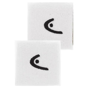 2.5 Inch Tennis Wristband 2 Pack White-Accessories-Head-285075WH-Tennis Express