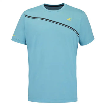 Men's Compete Crew Neck Tennis Top Scuba Blue,Apparel,Babolat,Scuba Blue,S,Tennis Express,2MF26014-F26-1