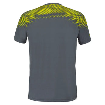 Men's Aero Crew Neck Tennis Tee Grey Aero, Babolat, Tennis Express, 2MS26011W-3027-2