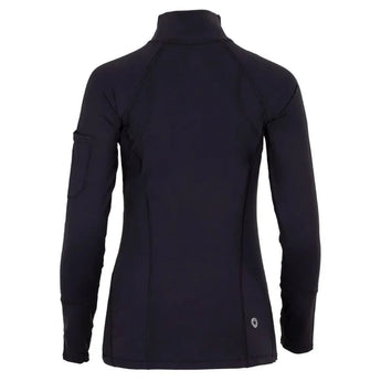 Women's Mock Zip Tennis Top-Apparel-BloqUV-3001-black-3-Tennis Express