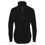 Women's Relaxed Mock Zip Tennis Top-Apparel-BloqUV-3002-BH21-black-1-Tennis Express