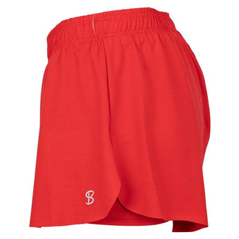 Women's Tennis Shorts-Apparel-Sofibella-3010-S23_RED-1-Tennis Express