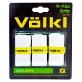 V-Tac 3 Pack White Tennis Overgrip-Accessories-Volkl-30224-DEFAULT-L-Tennis Express