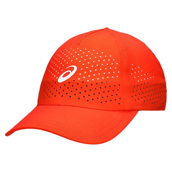 Men's Performance Tennis Cap,Apparel,Asics,800 Cherry Tomato,M,Tennis Express,3043A139_800