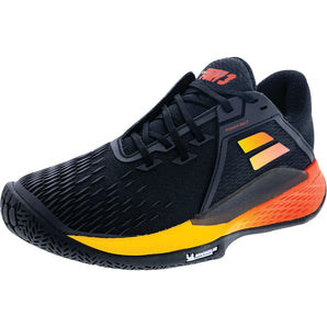 Men's Propulse Fury All Court Tennis Shoes Black and Sunset, Babolat, Black/Sunset, Tennis Express, 30F26208C-2054F26-BLACK-SUNSET-2