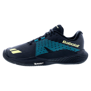 Men's Propulse Storm All Court Tennis Shoes Black and Blue,Footwear,Babolat,,,Tennis Express,30F26442B-2033F2601copy
