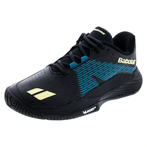 Men's Propulse Storm All Court Tennis Shoes Black and Blue,Footwear,Babolat,Black/Blue,7,Tennis Express,30F26442B-2033F26copy