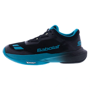 Men's SFX 4 All Court Tennis Shoes Black and Blue,Footwear,Babolat,,,Tennis Express,30F26529A-2033F2601copy