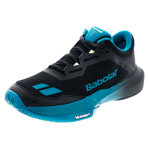 Men's SFX 4 All Court Tennis Shoes Black and Blue,Footwear,Babolat,Black/Blue,7,Tennis Express,30F26529A-2033F26copy