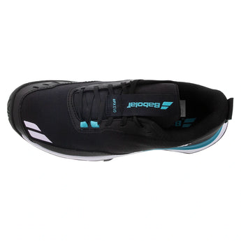 Men's SFX Evo All Court Tennis Shoes Black and Blue,Footwear,Babolat,,,Tennis Express,30F26555A-2033F2605copy