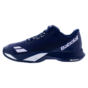 Men's Jet Mach 4 All Court Tennis Shoes Dark Blue and White,Footwear,Babolat,,,Tennis Express,30F26629A-4131F2601copy