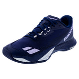 Men's Jet Mach 4 All Court Tennis Shoes Dark Blue and White,Footwear,Babolat,Dark Blue/White,6.5,Tennis Express,30F26629A-4131F26copy